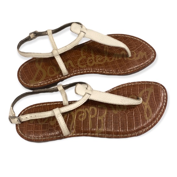 Sam Edelman Shoes - SAM EDELMAN GIGI White Thong Sandals - Sz 8